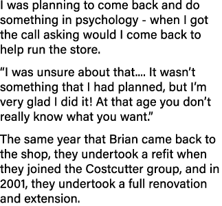 I was planning to come back and do something in psychology - when I got the call asking would I come back to help run   