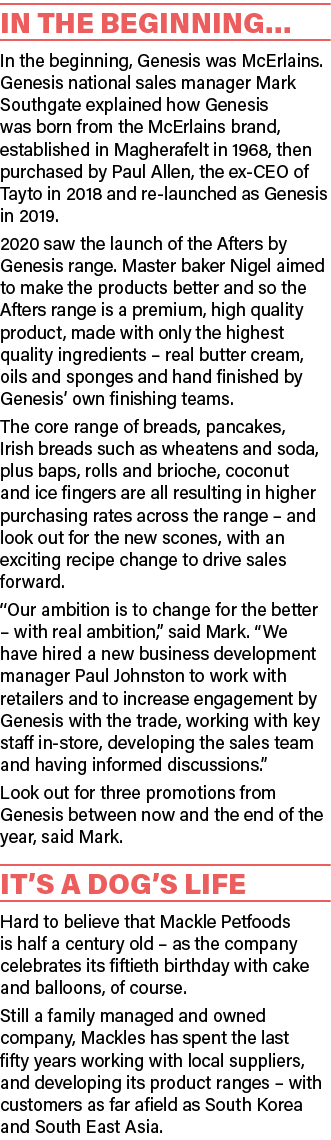 In the beginning  In the beginning, Genesis was McErlains  Genesis national sales manager Mark Southgate explained ho   