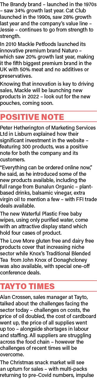 The Brandy brand   launched in the 1970s   saw 34% growth last year  Cat Club launched in the 1990s, saw 28% growth l   