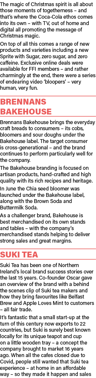 The magic of Christmas spirit is all about those moments of togetherness   and that s where the Coca-Cola ethos comes   