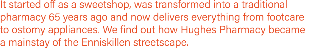 It started off as a sweetshop, was transformed into a traditional pharmacy 65 years ago and now delivers everything f   
