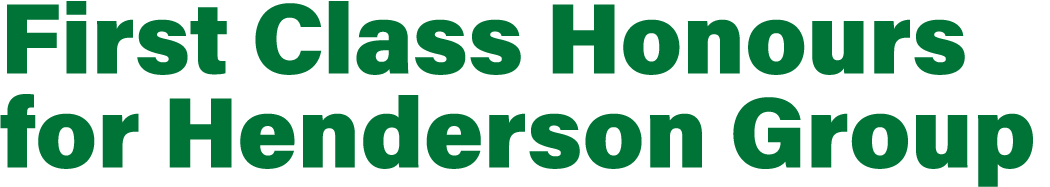 First Class Honours for Henderson Group