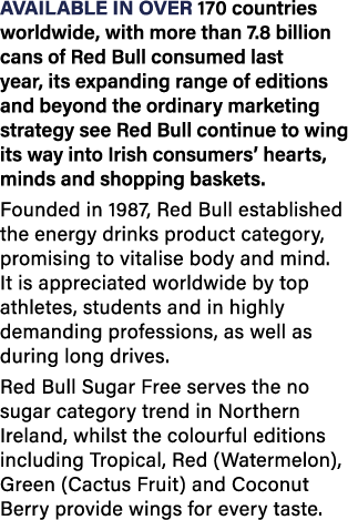 Available in over 170 countries worldwide, with more than 7.8 billion cans of Red Bull consumed last year, its expand...