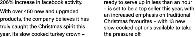 206% increase in facebook activity. With over 450 new and upgraded products, the company believes it has truly caught...