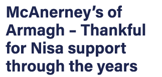 McAnerney’s of Armagh – Thankful for Nisa support through the years