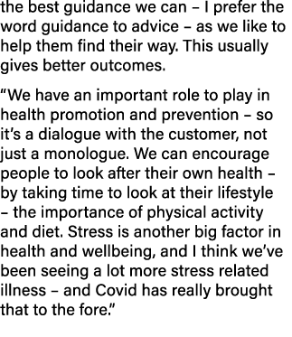 the best guidance we can   I prefer the word guidance to advice   as we like to help them find their way  This usuall   