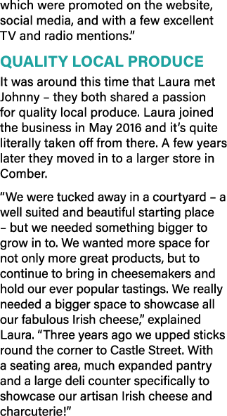 which were promoted on the website, social media, and with a few excellent TV and radio mentions   Quality local prod   