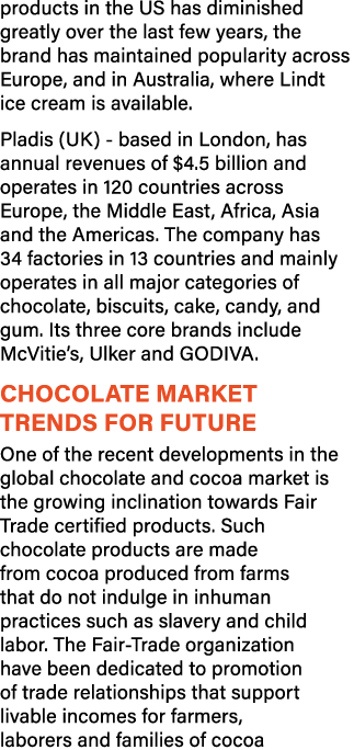 products in the US has diminished greatly over the last few years, the brand has maintained popularity across Europe,   