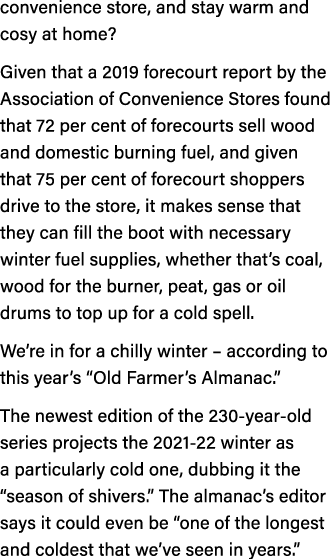 convenience store, and stay warm and cosy at home  Given that a 2019 forecourt report by the Association of Convenien   