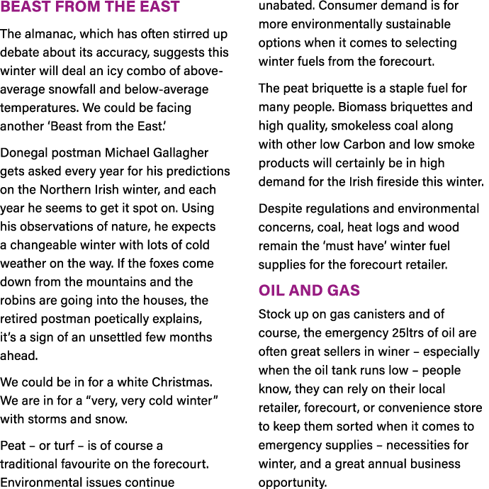 Beast from the East The almanac, which has often stirred up debate about its accuracy, suggests this winter will deal   