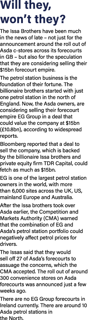 Will they, won t they  The Issa Brothers have been much in the news of late   not just for the announcement around th   