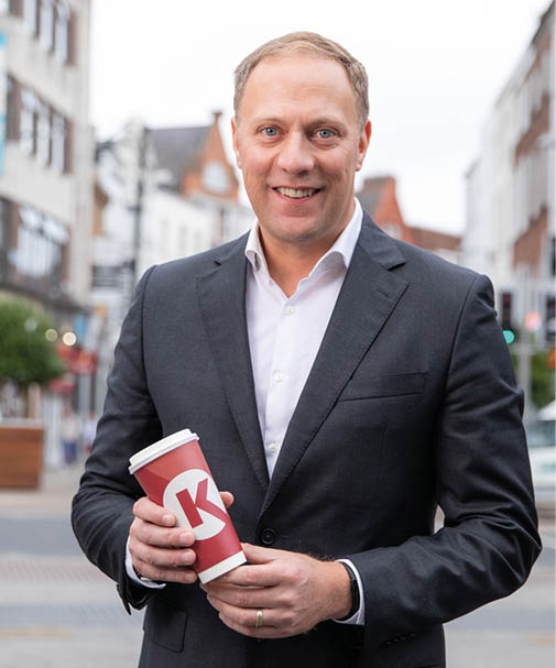 No repro fee 10-9-21 Picture shows Gordon Lawlor, Managing Director of Circle K Ireland on Grafton Street in Dublin City centre  Circle K has announced it has reached an agreement to acquire a total of 10 Griffin Group convenience stores in Ireland, all situated in Dublin with the vast majority located in high profile city centre locations  The acquisition marks Circle K s first move onto the High Street in Ireland and its first multi-site acquisition of standalone stores in Europe  Pic:Naoise Culhane-no fee