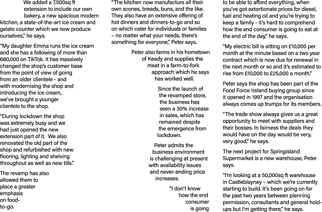 We added a 7,500sq ft extension to include our own bakery, a new spacious modern kitchen, a state-of-the-art ice crea   