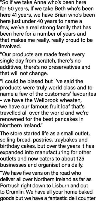  So if we take Anne who s been here for 50 years, If we take Beth who s been here 41 years, we have Brian who s been    