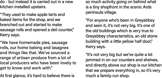 do - but instead it is carried out in a new kitchen installed upstairs   They used to make apple tarts and baked item   