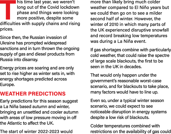 T his time last year, we weren t long out of the Covid lockdown phase and things were looking more positive, despite    