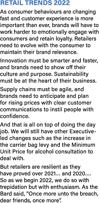 Retail trends 2022 As consumer behaviours are changing fast and customer experience is more important than ever, bran   