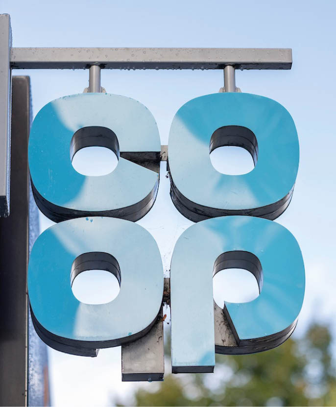 PENARTH, WALES - OCTOBER 01: Windsor Road Co-Op store refresh on October 01, 2021 in Penarth, Wales 