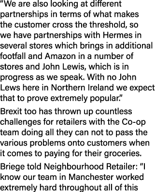  We are also looking at different partnerships in terms of what makes the customer cross the threshold, so we have pa   