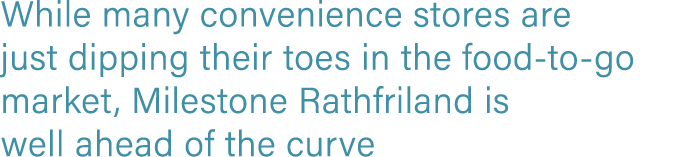 While many convenience stores are just dipping their toes in the food-to-go market, Milestone Rathfriland is well ahe   