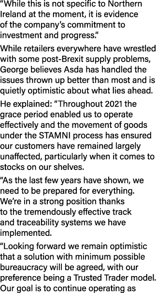  While this is not specific to Northern Ireland at the moment, it is evidence of the company s commitment to investme   