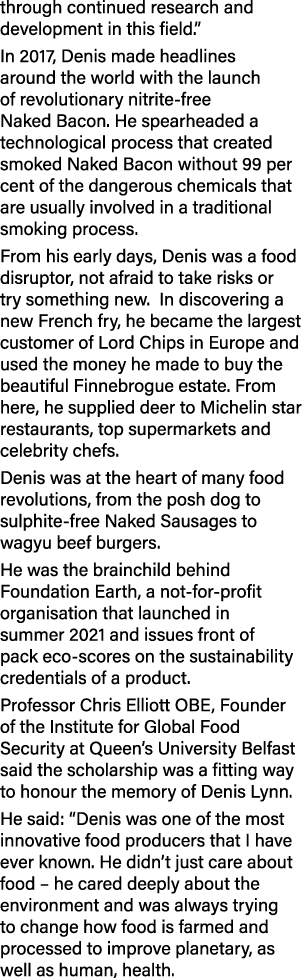 through continued research and development in this field   In 2017, Denis made headlines around the world with the la   