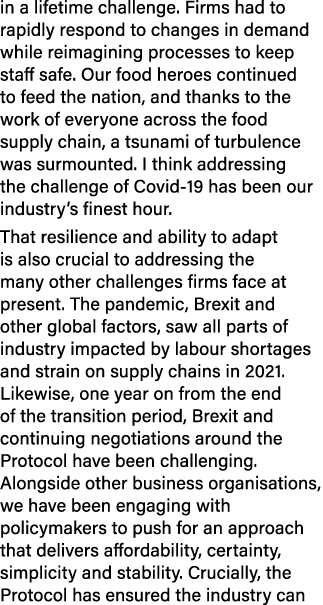 in a lifetime challenge  Firms had to rapidly respond to changes in demand while reimagining processes to keep staff    