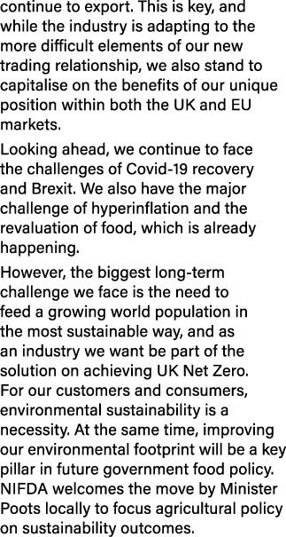 continue to export  This is key, and while the industry is adapting to the more difficult elements of our new trading   