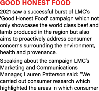 Good honest food 2021 saw a successful burst of LMC s  Good Honest Food  campaign which not only showcases the world    