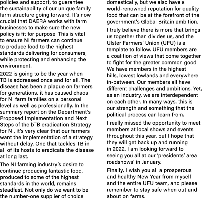 policies and support, to guarantee the sustainability of our unique family farm structure going forward  It s now cru   