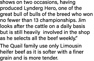 shows on two occasions, having produced Lynderg Hero, one of the great bull of bulls of the breed who won no fewer th   