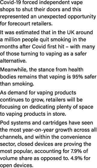 Covid-19 forced independent vape shops to shut their doors and this represented an unexpected opportunity for forecou   