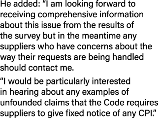 He added:  I am looking forward to receiving comprehensive information about this issue from the results of the surve   