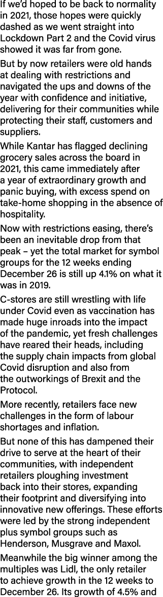 If we d hoped to be back to normality in 2021, those hopes were quickly dashed as we went straight into Lockdown Part   