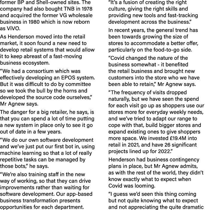 former BP and Shell-owned sites  The company had also bought TNB in 1978 and acquired the former VG wholesale busines   