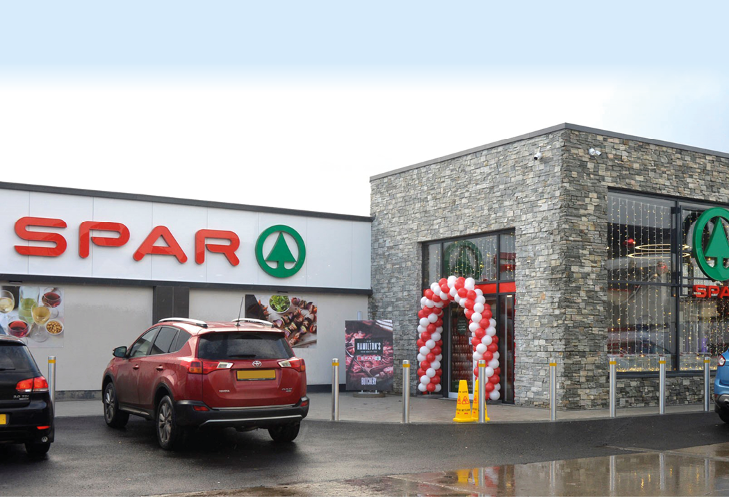Charlie and Ruth Hamilton have opened the newly refurbished SPAR in Castlederg, which is now the biggest SPAR store in the UK offering bays of fresh, locally sourced groceries for the town 