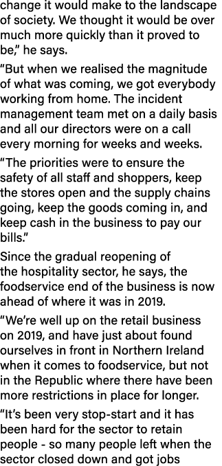 change it would make to the landscape of society  We thought it would be over much more quickly than it proved to be,   