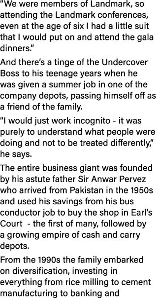  We were members of Landmark, so attending the Landmark conferences, even at the age of six I had a little suit that    