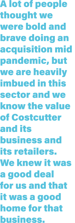 A lot of people thought we were bold and brave doing an acquisition mid pandemic, but we are heavily imbued in this s   