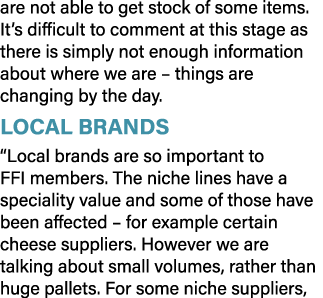 are not able to get stock of some items  It s difficult to comment at this stage as there is simply not enough inform   