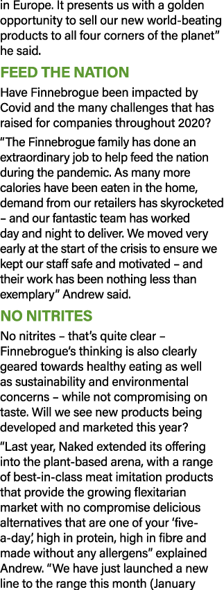 in Europe  It presents us with a golden opportunity to sell our new world-beating products to all four corners of the   