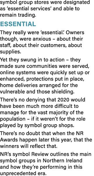 symbol group stores were designated as  essential services  and able to remain trading  Essential They really were  e   