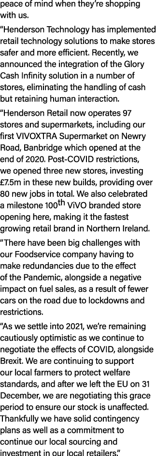 peace of mind when they re shopping with us   Henderson Technology has implemented retail technology solutions to mak   