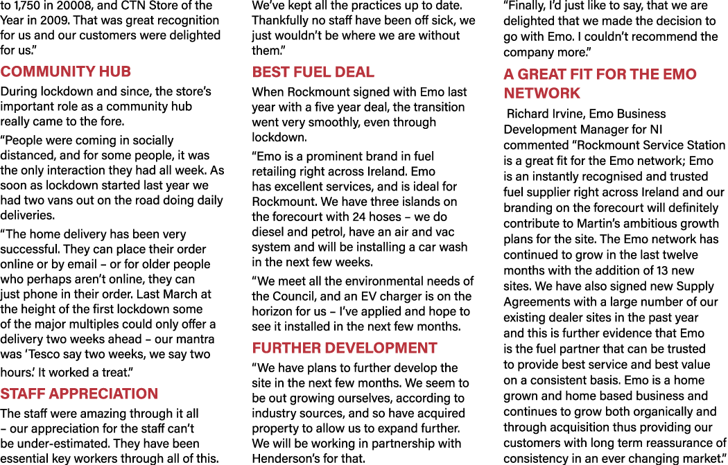 to 1,750 in 20008, and CTN Store of the Year in 2009  That was great recognition for us and our customers were deligh   