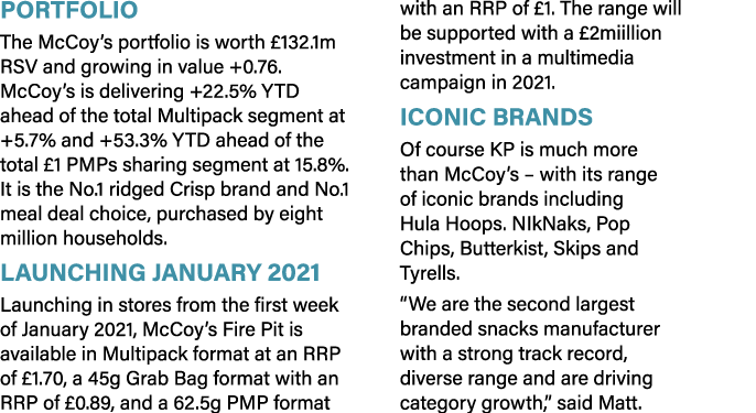 Portfolio The McCoy s portfolio is worth  132 1m RSV and growing in value +0 76  McCoy s is delivering +22 5% YTD ahe   
