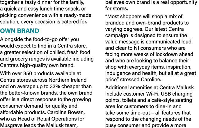 together a tasty dinner for the family, a quick and easy lunch time snack, or picking convenience with a ready-made s   