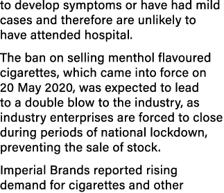 to develop symptoms or have had mild cases and therefore are unlikely to have attended hospital  The ban on selling m   