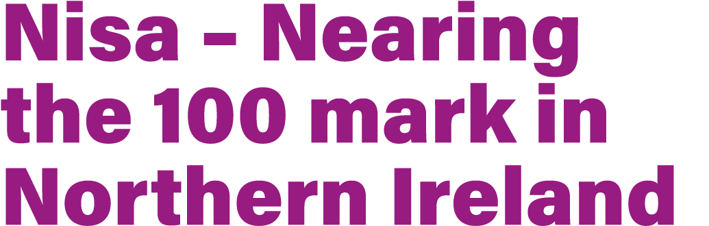 Nisa   Nearing the 100 mark in Northern Ireland
