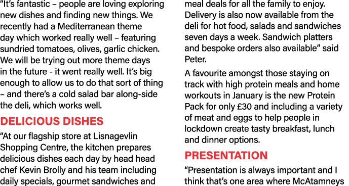  It s fantastic   people are loving exploring new dishes and finding new things  We recently had a Mediterranean them   