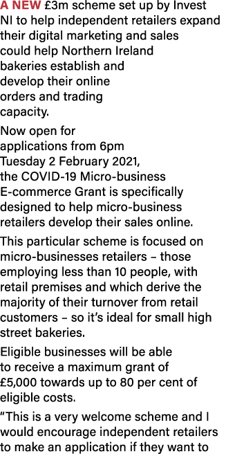 A new  3m scheme set up by Invest NI to help independent retailers expand their digital marketing and sales could hel   